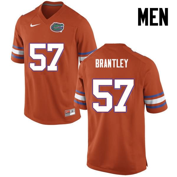 Men's NCAA Florida Gators Caleb Brantley #57 Stitched Authentic Nike Orange College Football Jersey AXL2365ZX